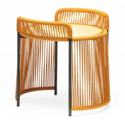 Chairs & More Outdoor Coffee Tables<Altana Small Round Yellow Coffee Table by Antonio De Marco