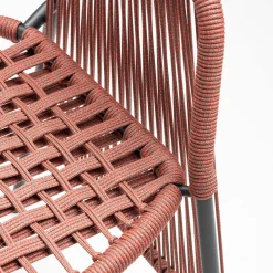 Chairs & More Outdoor Chairs & Stools<Altana SP Gray & Pink Chair by Antonio De Marco