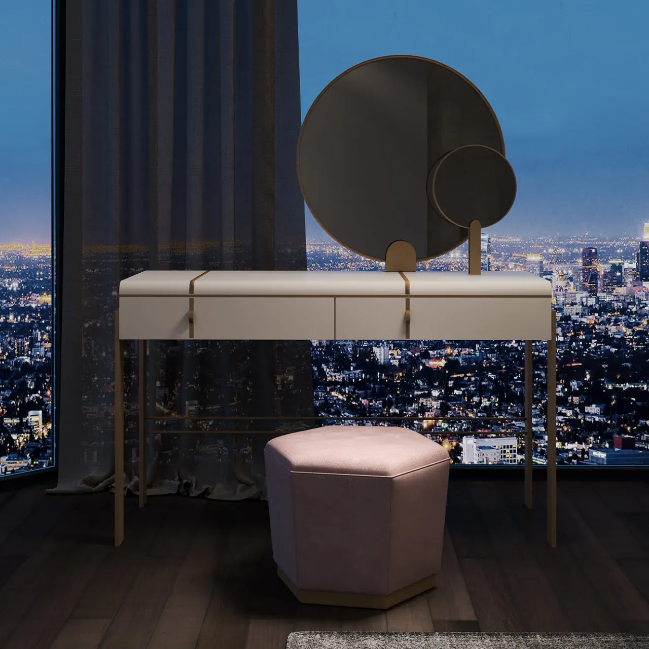 Carpanese Home Vanities<Althea Vanity Table
