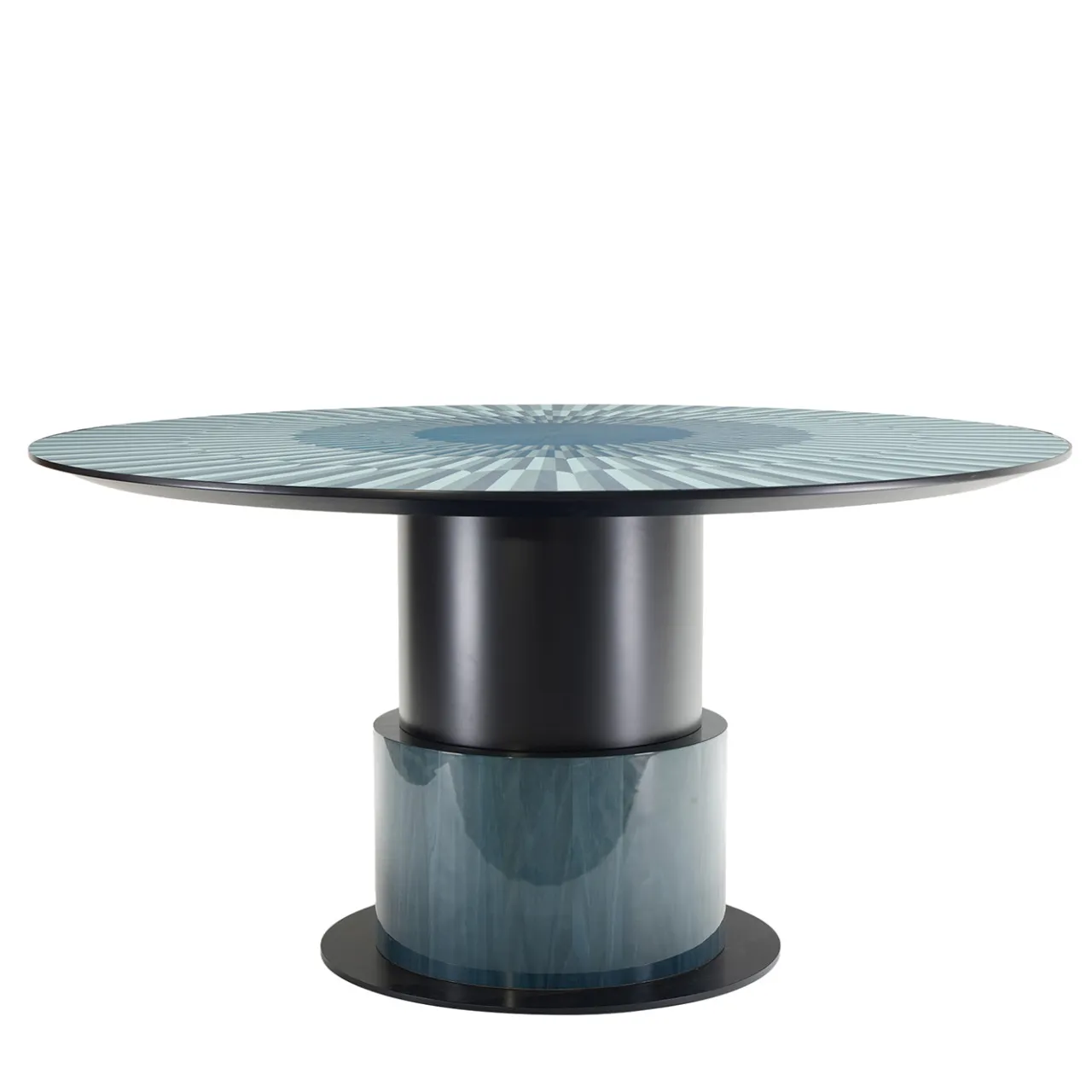 Cafedesart Dining Tables<Altobasso Round Blue Dining Table