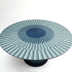 Cafedesart Dining Tables<Altobasso Round Blue Dining Table