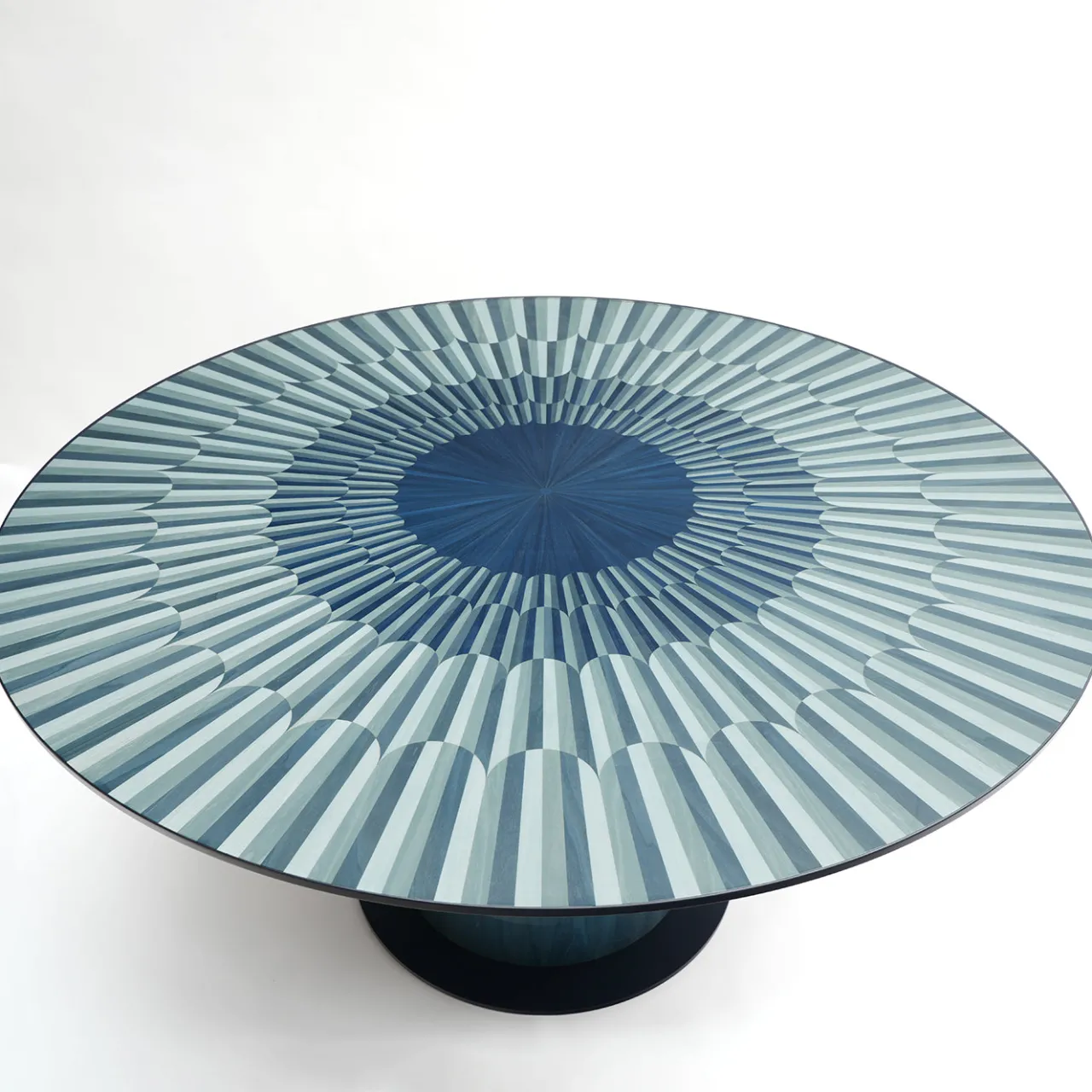Cafedesart Dining Tables<Altobasso Round Blue Dining Table