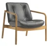 Morello Gianpaolo Armchairs<Amalfi Black-Leather Armchair