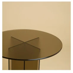 Lebanto Side Tables<Amami Bronzed Glass Side Table