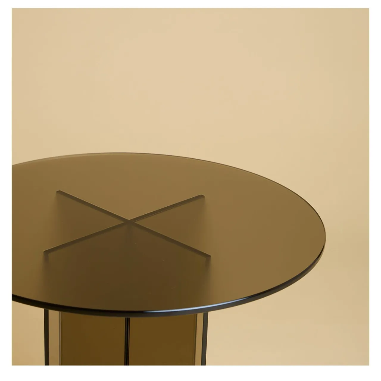 Lebanto Side Tables<Amami Bronzed Glass Side Table