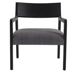 Livoni 1895 Lounge Chairs<Amarcord Anthracite Lounge Armchair by Umberto Bertoni