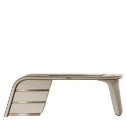 Visionnaire Desk & Writing Tables<Ambassador Beige Wood And Leather Writing Desk