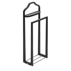 Giobagnara Coat Stands<Amedeo Black Leather Valet