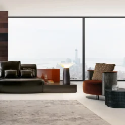 Laura Meroni Armchairs<Amelie Orange Leather Armchair