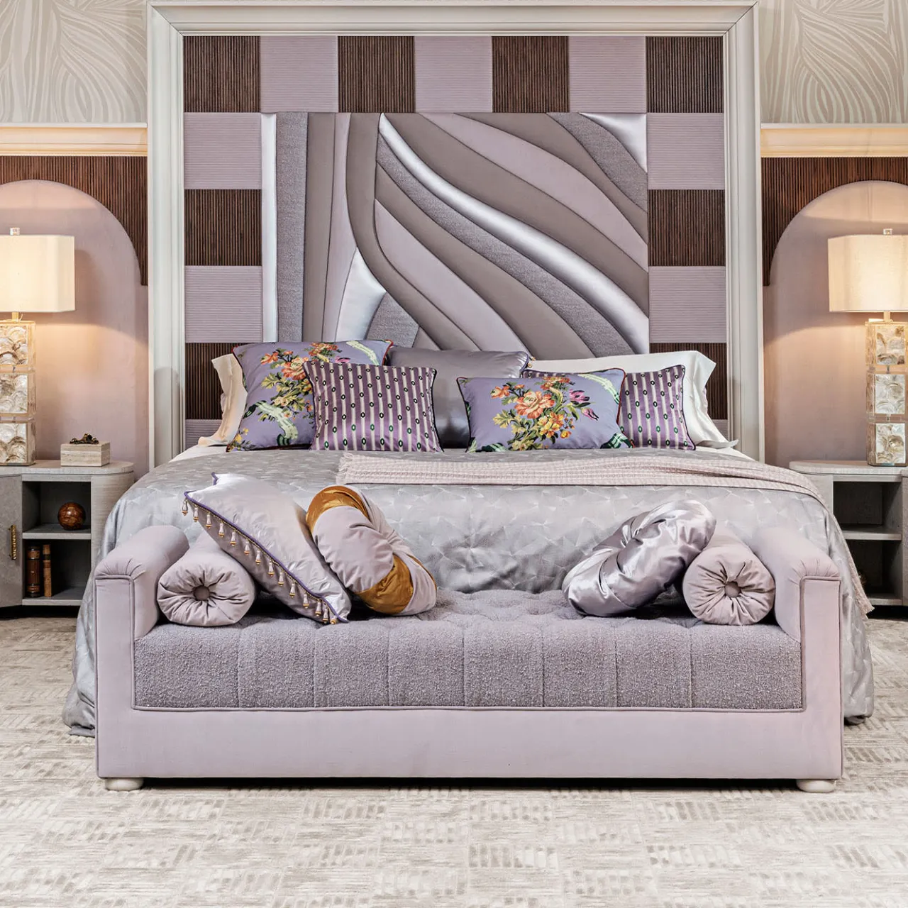 Provasi Benches<Amelie Purple Bench