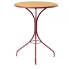 Gebrüder Thonet Vienna GmbH (GTV) – Wiener GTV Design Bistro Tables<Ample Red Outdoor Bistrot Table by Nichetto Studio