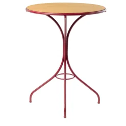 Gebrüder Thonet Vienna GmbH (GTV) – Wiener GTV Design Bistro Tables<Ample Red Outdoor Bistrot Table by Nichetto Studio