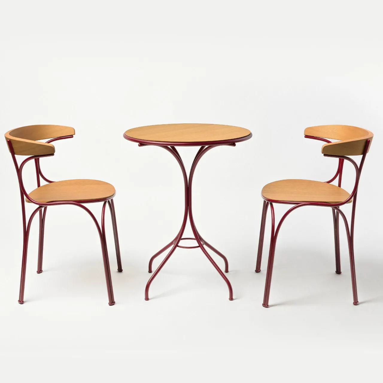 Gebrüder Thonet Vienna GmbH (GTV) – Wiener GTV Design Outdoor Chairs & Stools<Ample Red Outdoor Chair by Nichetto Studio