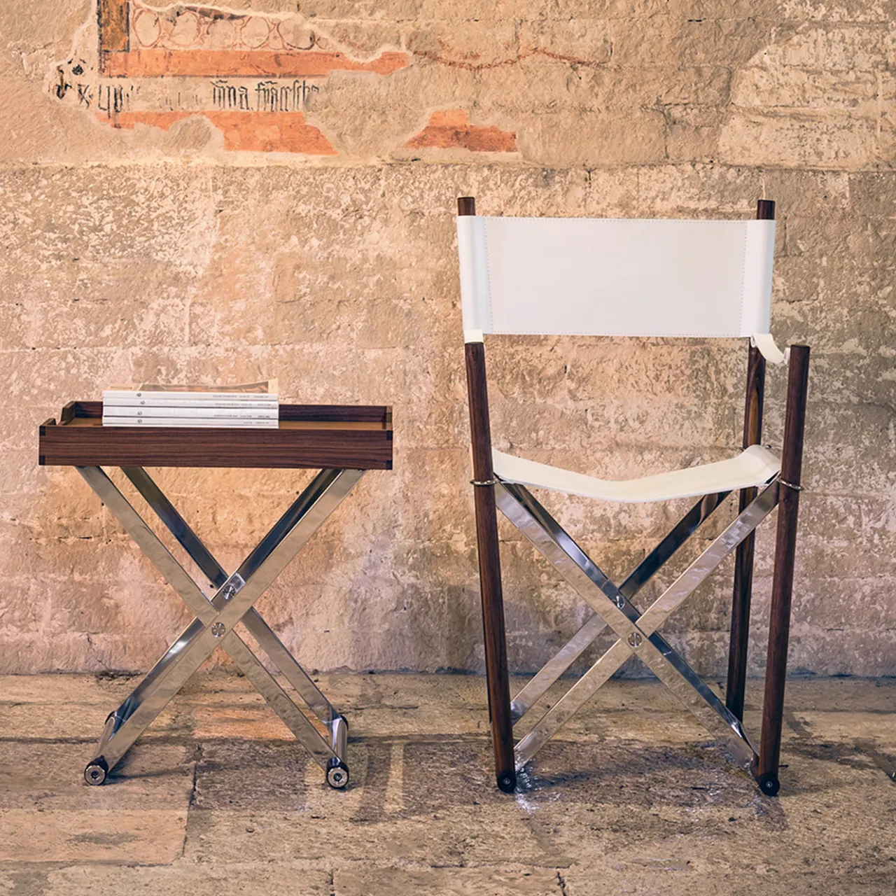 Tonucci Collection Serving Tables<Andrea Foldable Table by Enrico Tonucci