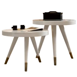 DOM Edizioni Nesting Tables<Andrea Gueridon Set of 2 Nesting Tables