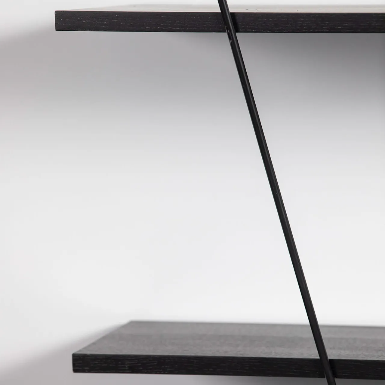 Paolo Pallucco Shelves<Angelo Necessario Black Steel Wall Shelf System