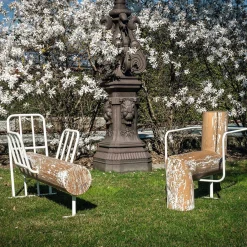 Riva 1920 Other Outdoor Furniture<Anti-Comfort Lui White Armchair by Andrea Branzi
