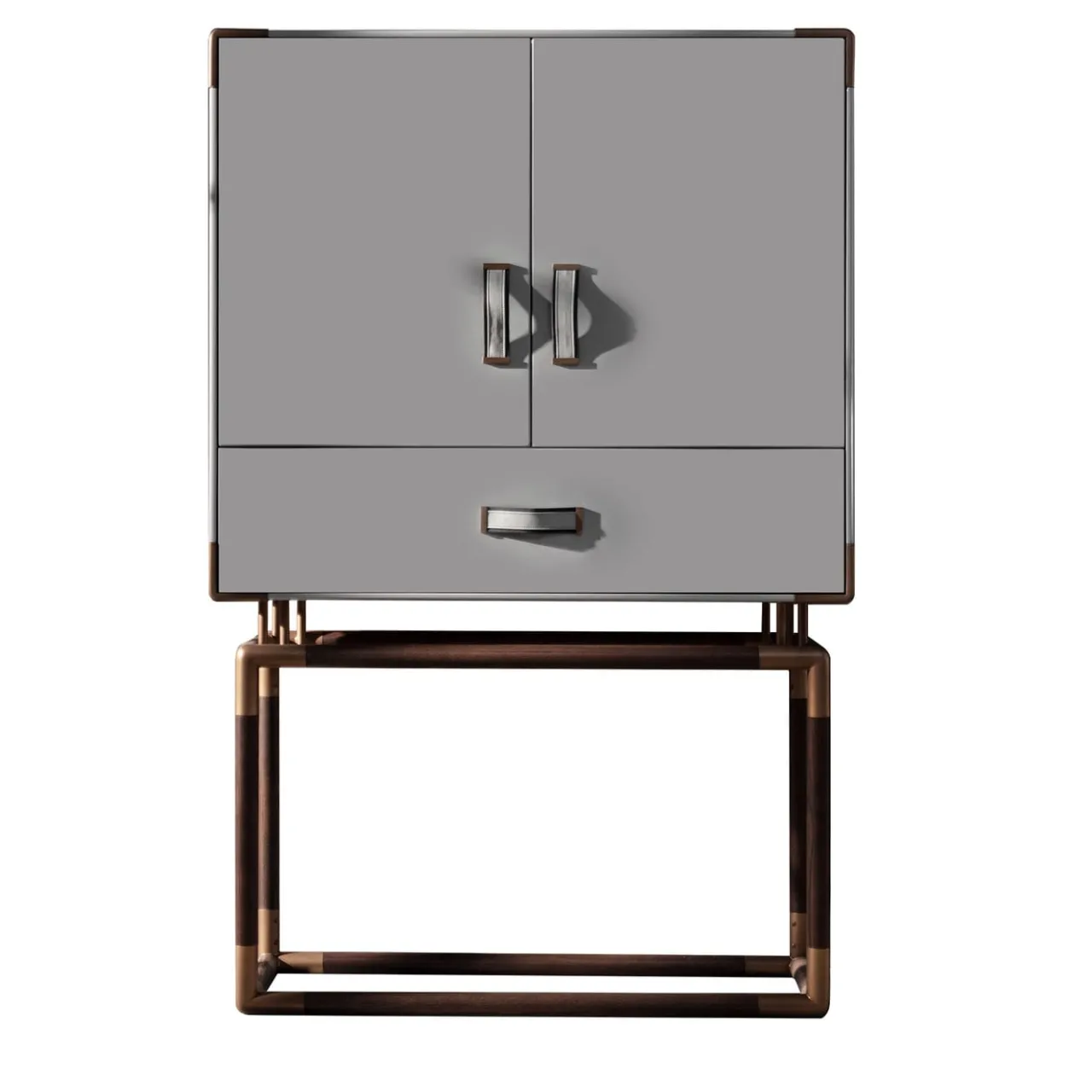 Meroni & Colzani Cabinets<Anzio Grey Cabinet