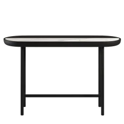 Secolo Consoles<Apollo Black Walnut Wood And Calacatta Marble Console