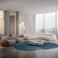 La Cividina Sofas<Apper Beige 4-seats Sofa by Antonio Rodriguez