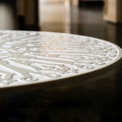 Kimano Coffee Tables<Aragona Pearl White marble Coffee table by Roberto Semprini