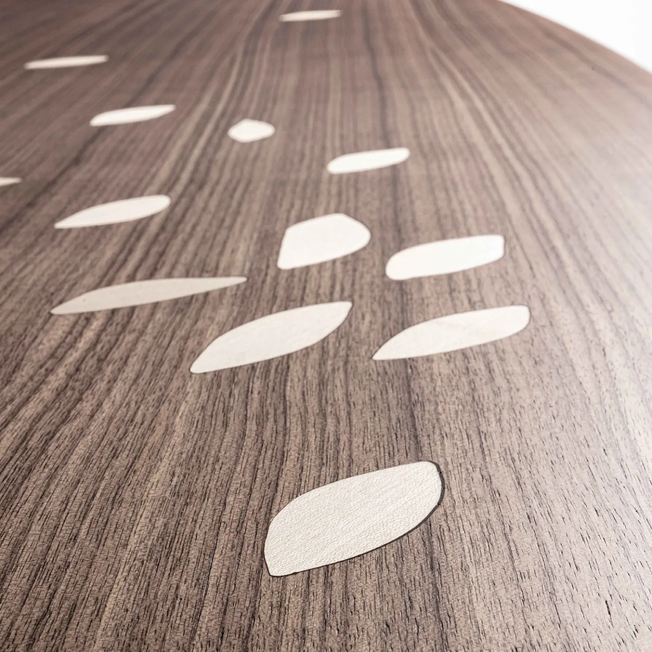 Durame Dining Tables<Arbor Walnut Wood Dining Table with Inlaid Leafs