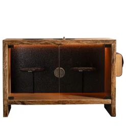 Davide Palardi Bar Cabinets<Arca Vinaria Bar Cabinet with Lava Stone