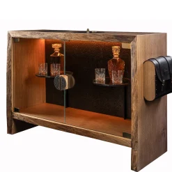 Davide Palardi Bar Cabinets<Arca Vinaria Bar Cabinet with Lava Stone