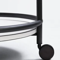 Giobagnara Serving Tables<Arcade Round Wood Trolley Table