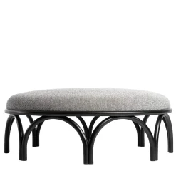 Gebrüder Thonet Vienna GmbH (GTV) – Wiener GTV Design Ottomans & Poufs<Arcadia Black Pouf