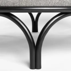Gebrüder Thonet Vienna GmbH (GTV) – Wiener GTV Design Ottomans & Poufs<Arcadia Black Pouf