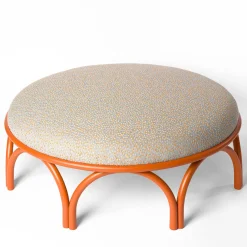 Gebrüder Thonet Vienna GmbH (GTV) – Wiener GTV Design Ottomans & Poufs<Arcadia Orange Pouf