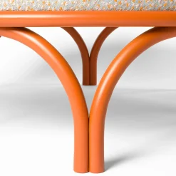 Gebrüder Thonet Vienna GmbH (GTV) – Wiener GTV Design Ottomans & Poufs<Arcadia Orange Pouf
