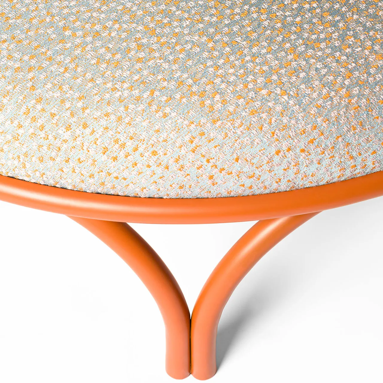 Gebrüder Thonet Vienna GmbH (GTV) – Wiener GTV Design Ottomans & Poufs<Arcadia Orange Pouf