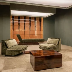 Fratelli Boffi Coffee Tables<Arcano Cube Brown Wood Coffee Table by Storagemilano
