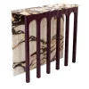 CG Capelletti Consoles<ARCHED CONSOLE IN ONYXED BRECCIA MARBLE