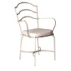 Officina Ciani Outdoor Chairs & Stools<Archi Beige Chair in Stainless Steel