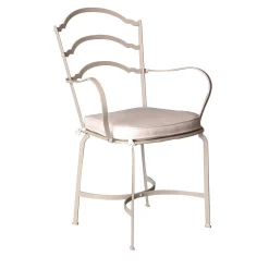 Officina Ciani Outdoor Chairs & Stools<Archi Beige Chair in Stainless Steel