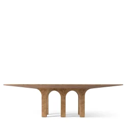 Fratelli Boffi Dining Tables<ARCHI Dining Table in burl by StorageMilano