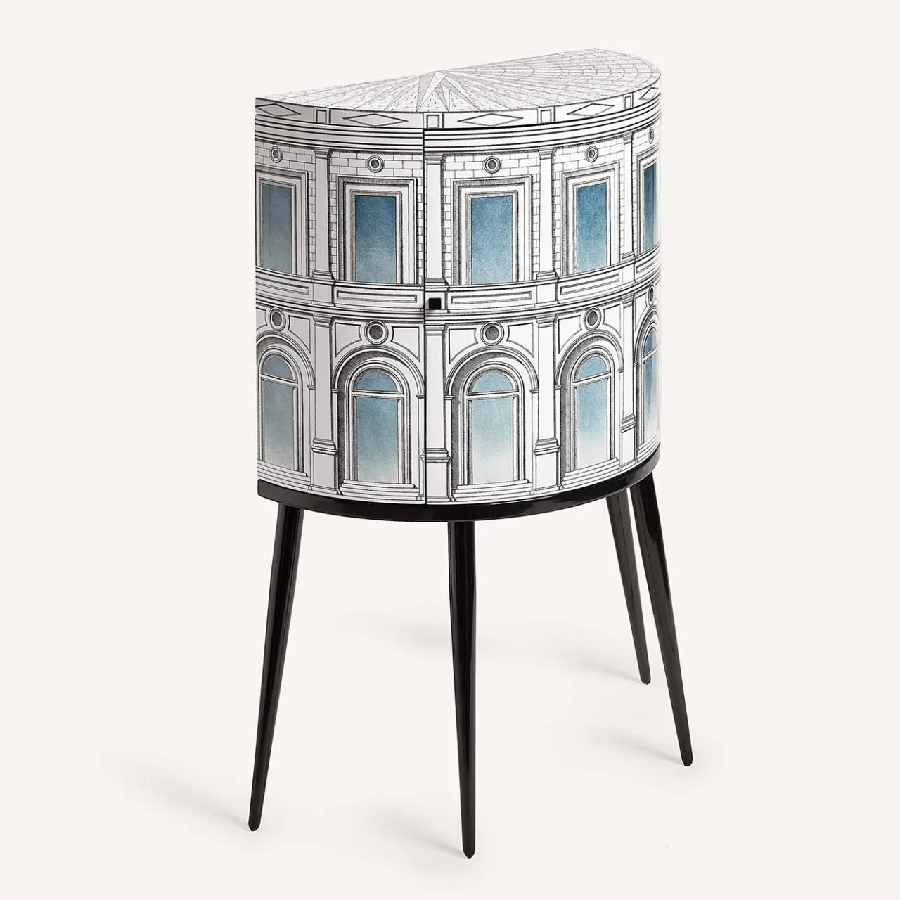 Fornasetti Cabinets<Architettura Celeste Curved Small Cabinet