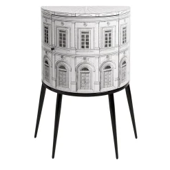 Fornasetti Cabinets<Architettura Curved Small Cabinet
