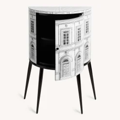 Fornasetti Cabinets<Architettura Curved Small Cabinet