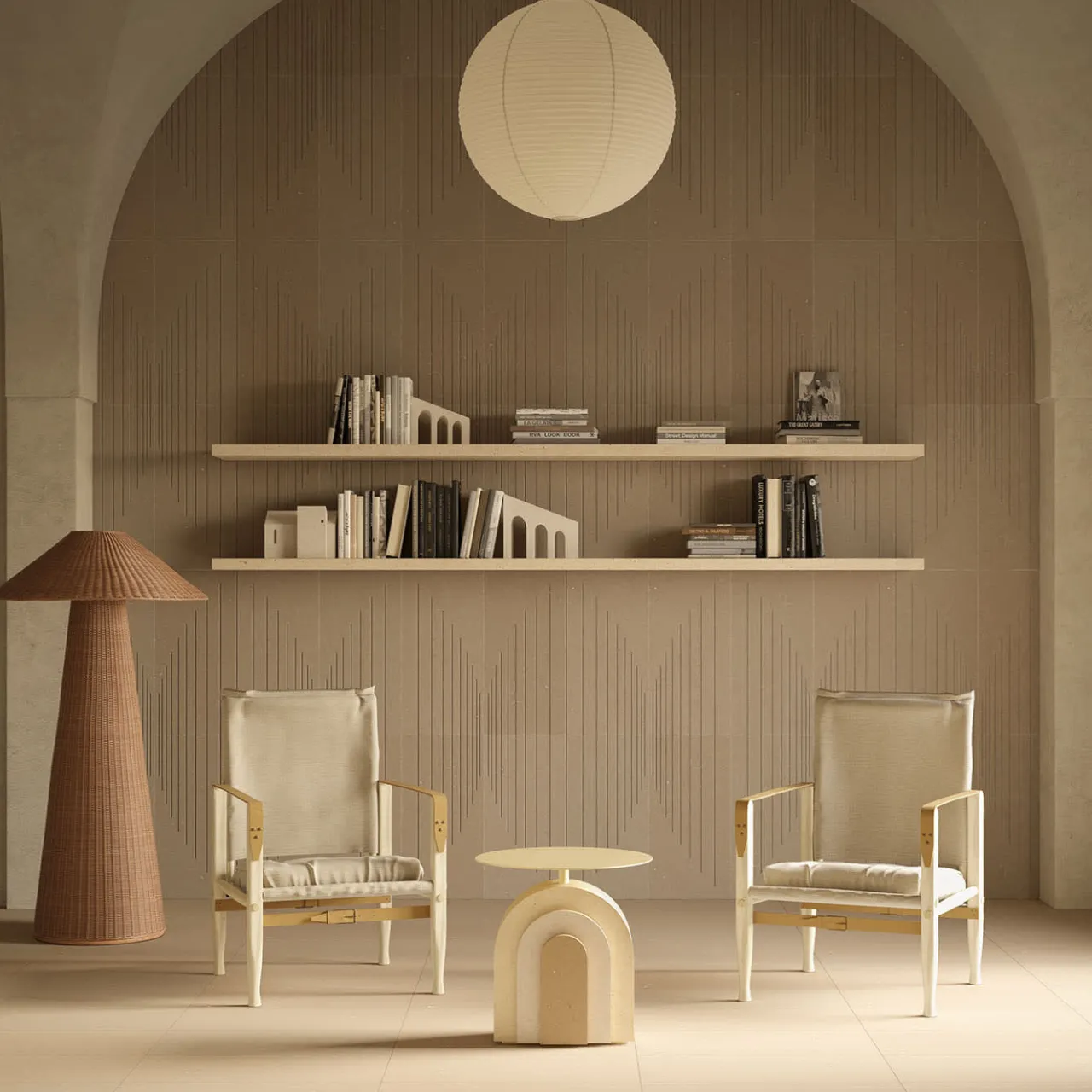 Pimar Limestone Side Tables<Arco Stone Side Table by Apospersano