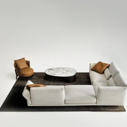 Ferri 1956 Armchairs<Ares 104 Brown & Black Armchair by Ludovica + Roberto Palomba
