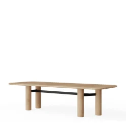 Ultramobili Dining Tables<Ares RN Natural Oak Wood Dining Table