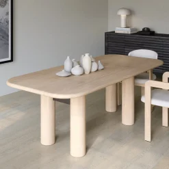 Ultramobili Dining Tables<Ares RN Natural Oak Wood Dining Table