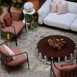 Talenti Outdoor Sofas & Benches<Argo White 3 Seater Sofa