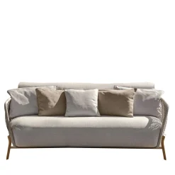 Talenti Outdoor Sofas & Benches<Argo Wood Beige Loveseat by Ludovica & Roberto Palomba