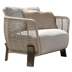 Talenti Outdoor Armchairs<Argo Wood Beige/Teak Armchair by Ludovica & Roberto Palomba
