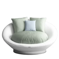 Galbiati Fratelli Outdoor Sofas & Benches<Aria Round White Sofa